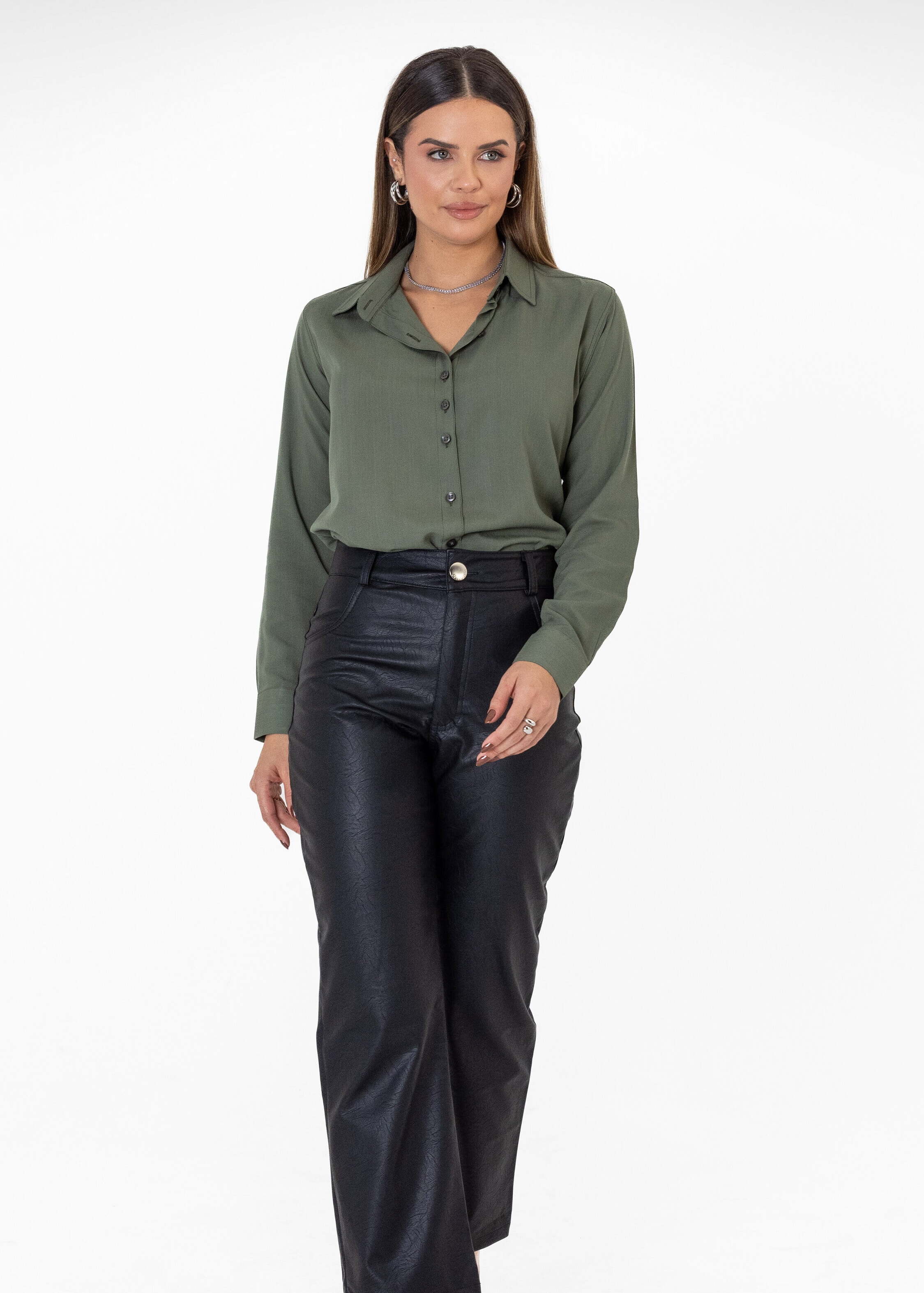 Blusa Verde Blusa Para Usar Com CalÇa Preta Quintess Blusa Verde