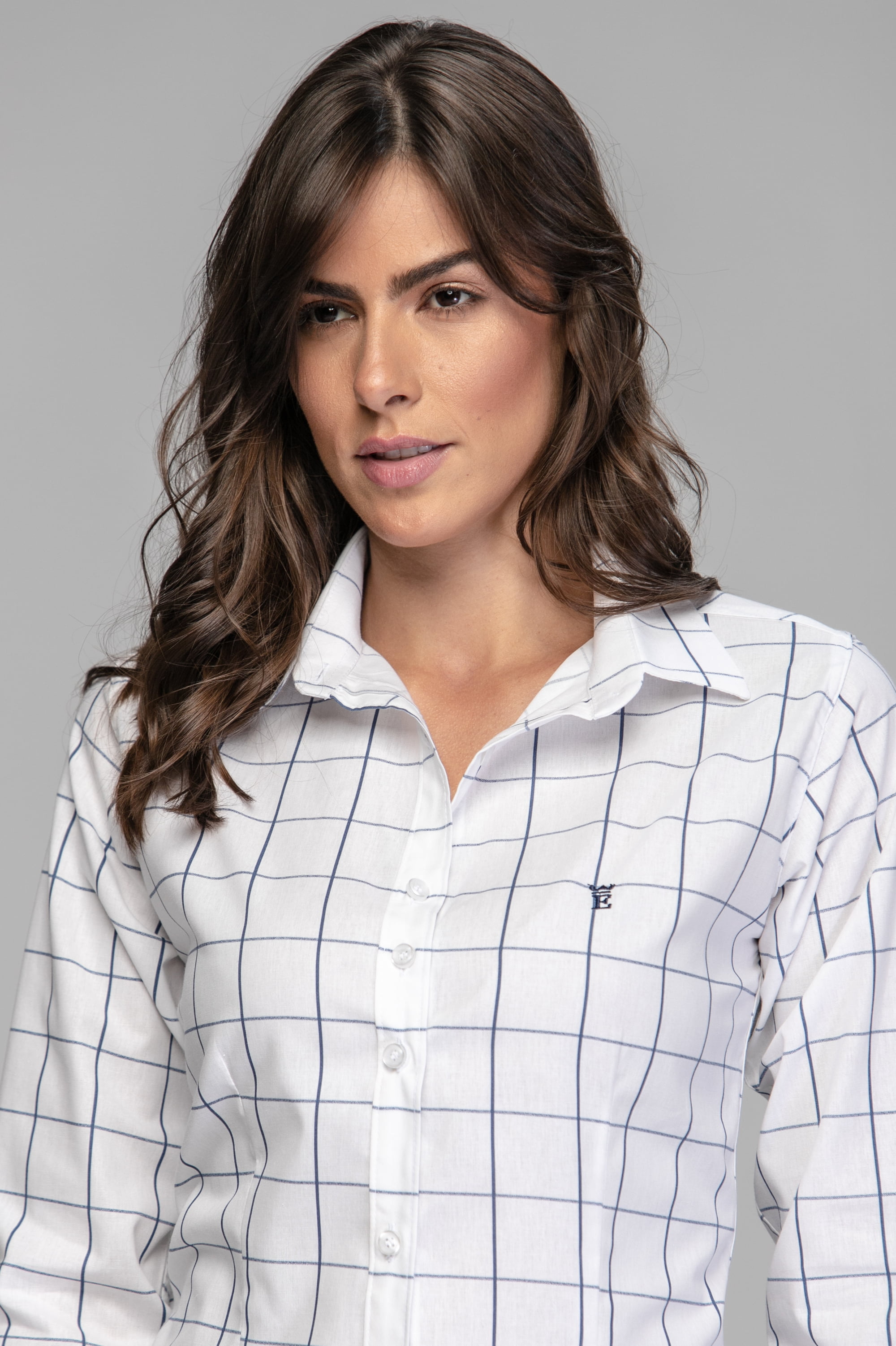 Camisas Sociais Femininas Manga Longa 6329