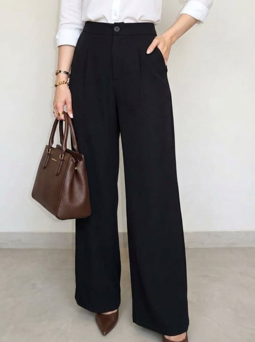 CALÇA ALFAIATARIA FEMININA PRETA CALÇA ALFAIATARIA FEMININA PRETA