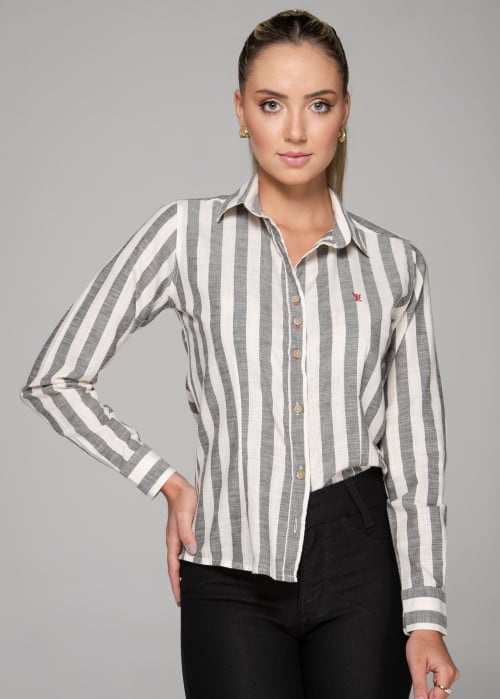 KIT MARAZION -  3 CAMISAS FEMININAS SOCIAIS MANGA LONGA 